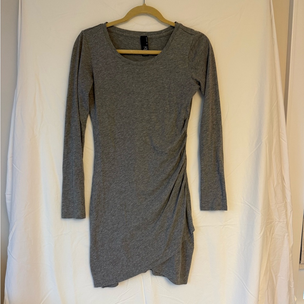 Bobi grey jersey dress